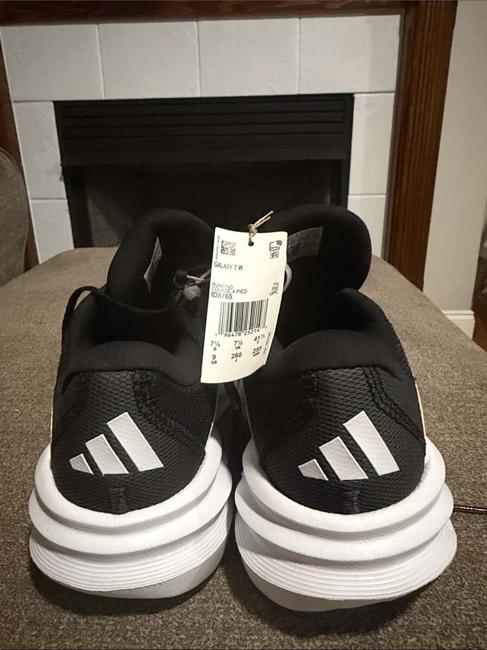 adidas Black and White Cloudfoam Athletic Shoes NWT No Box - Picture 4 of 5